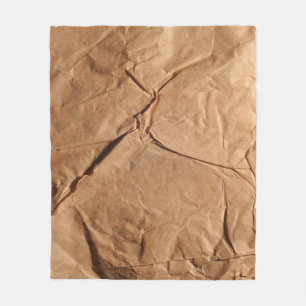 Recycled wrapping paper. Texture. Fleece Blanket