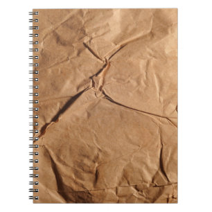 Recycled wrapping paper. Texture. Notebook