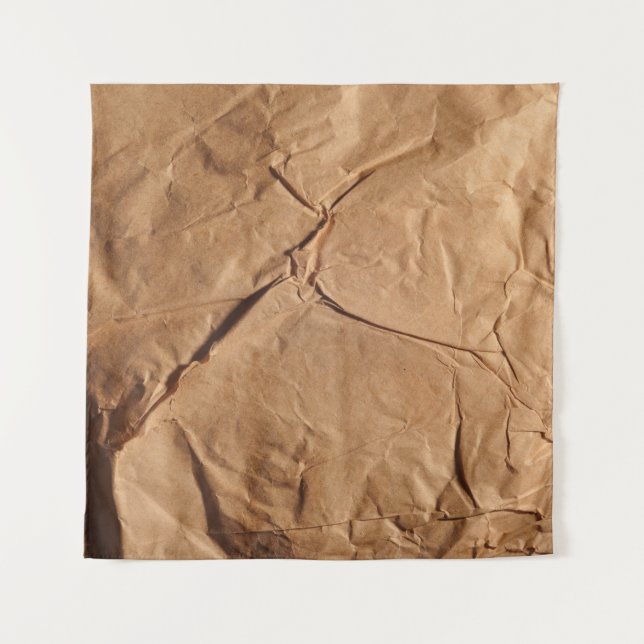 Recycled wrapping paper. Texture. Tapestry (Front)