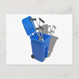 RecycledCrutches082010 Postcard