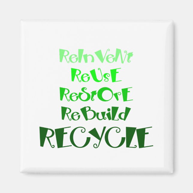 Recycling Awareness Magnet (Front)