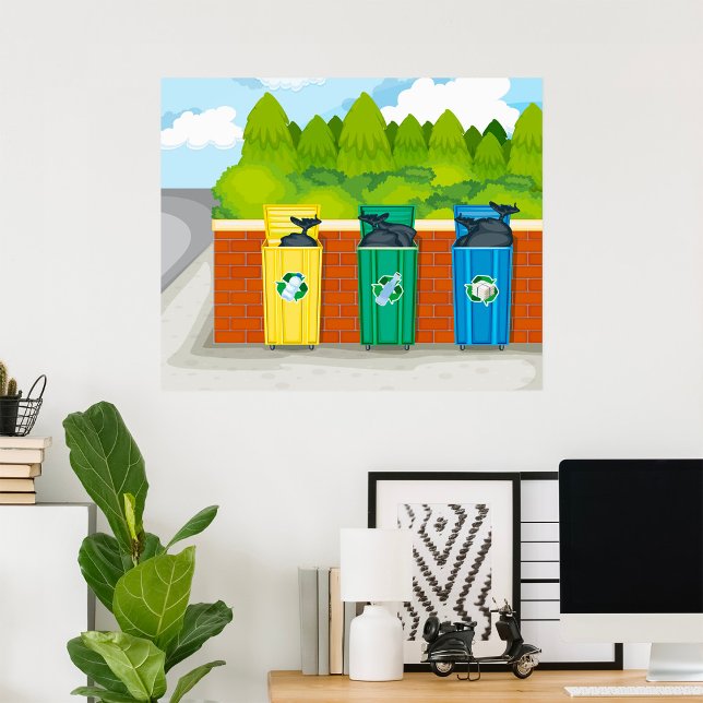 Recycling Bins Poster (Creator Uploaded)