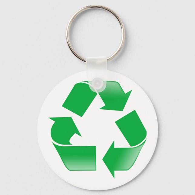 Recycling CLASSIC RECYCLE SYMBOL Key Ring (Front)