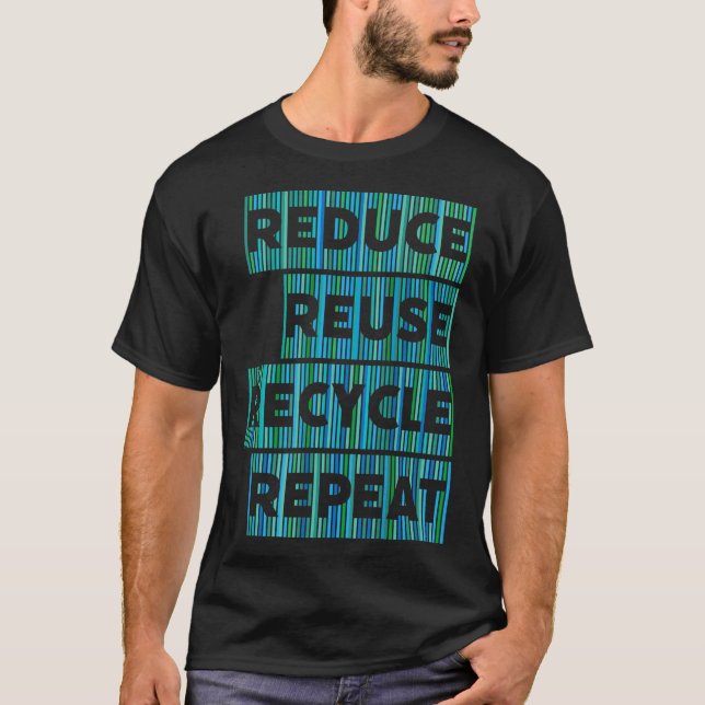 Recycling Environmental Climate Protection Climate T-Shirt (Front)