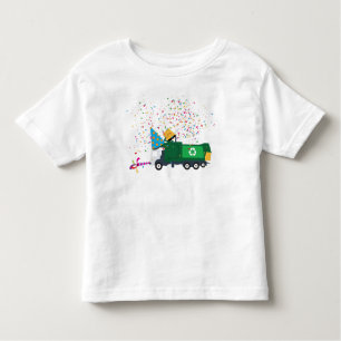 Recycling Garbage Truck Party Toddler T-Shirt