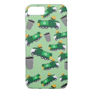 Recycling Garbage Truck Pattern Case-Mate iPhone Case
