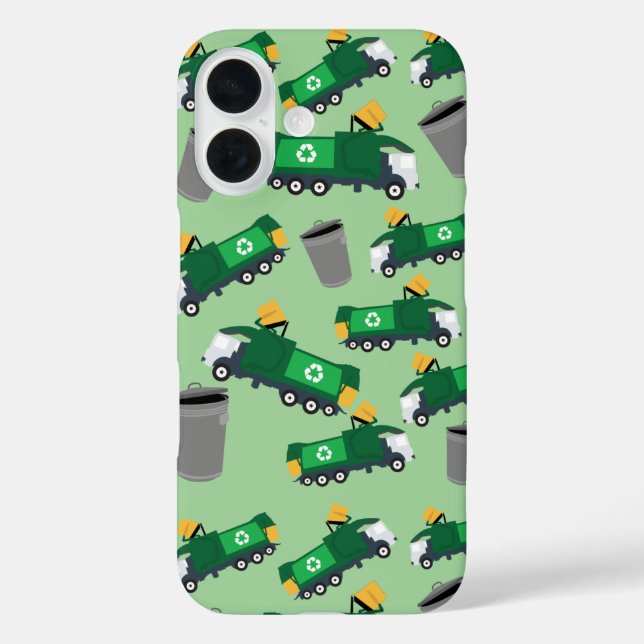 Recycling Garbage Truck Pattern Case-Mate iPhone Case (Back)