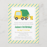 Recycling Garbage Truck Theme Boys Birthday Party