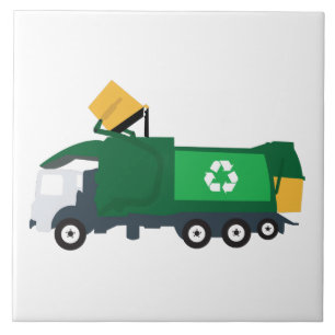 Recycling Garbage Truck Tile