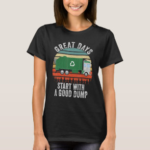 Recycling Garbage Truck Trash Collector  Recycling T-Shirt