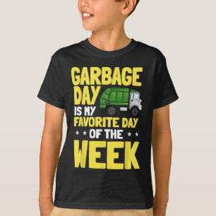 Recycling Garge Truck Collection Trash Recycle Ear T-Shirt
