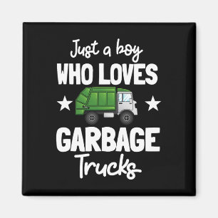 Recycling Garge Truck Recycle Trash Collector Eart Magnet