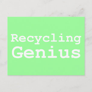 Recycling Genius Gifts Postcard