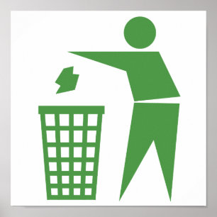 Recycling sign