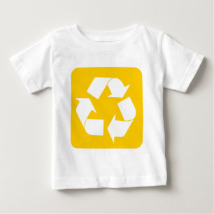 Recycling Sign - Amber Baby T-Shirt