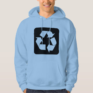 Recycling Sign - Black Hoodie