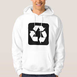 Recycling Sign - Black Hoodie