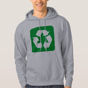 Recycling Sign - Grass Green Hoodie