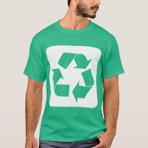 Recycling Sign - White T-Shirt