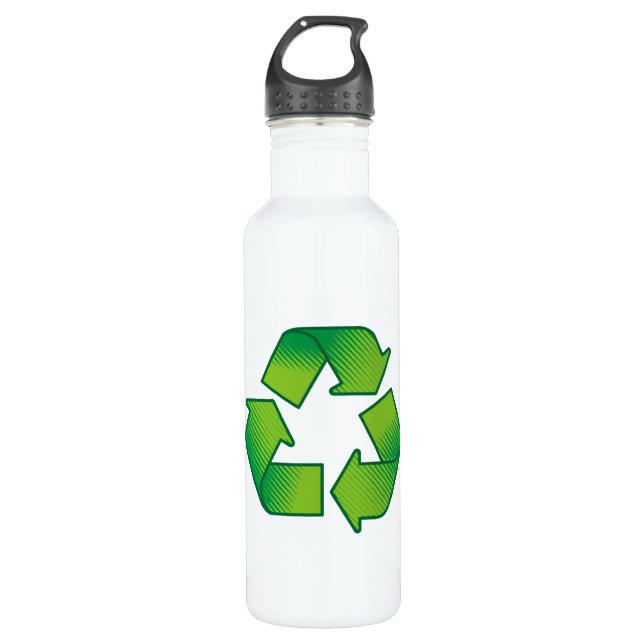 Recycling symbol 710 ml water bottle (Front)