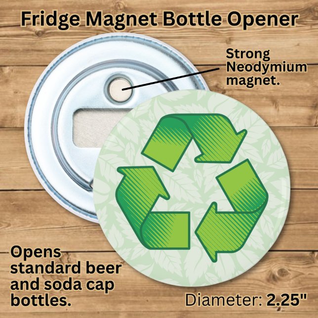 Recycling Symbol Bottle Opener (Creator Uploaded)