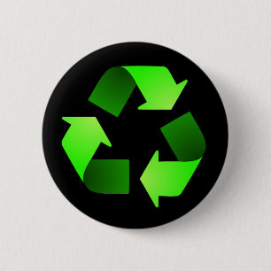 Recycling Symbol Button