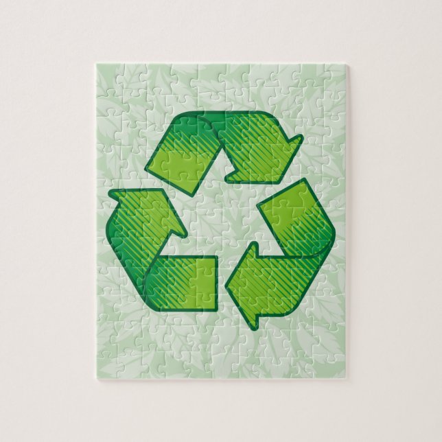 Recycling Symbol Jigsaw Puzzle (Vertical)