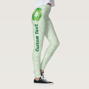 Recycling symbol leggings
