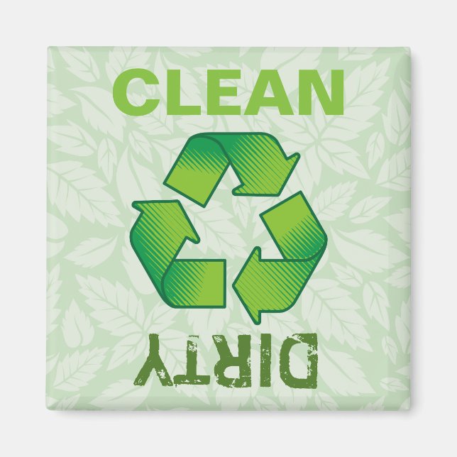 Recycling symbol magnet (Front)
