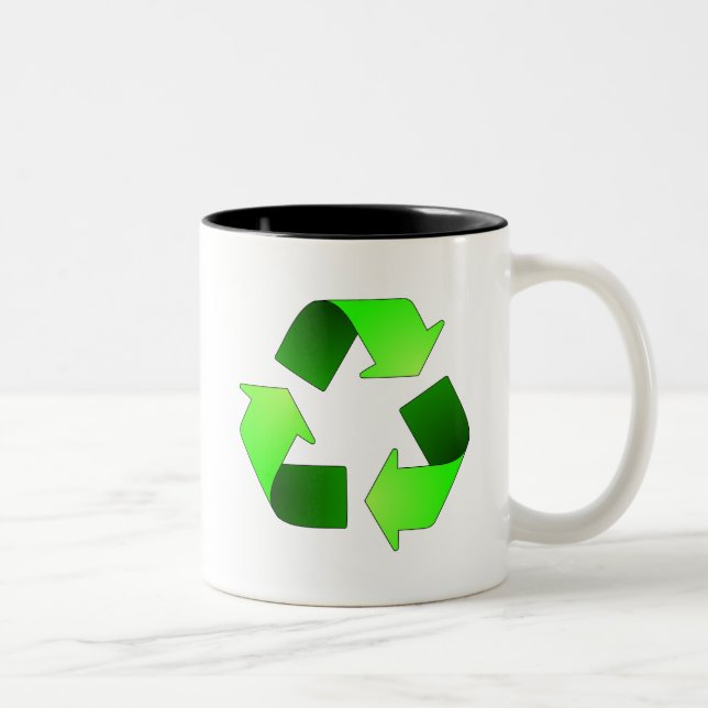 Recycling Symbol Mug (Right)