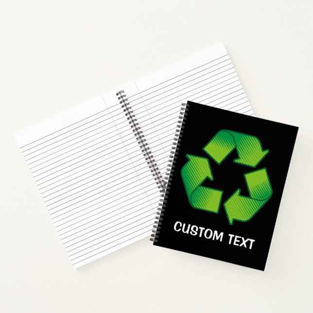 Recycling Symbol Notebook (Inside)