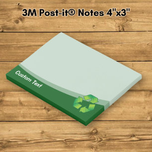 Recycling Symbol Post-it Notes
