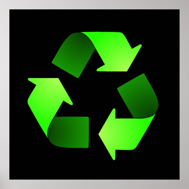 Recycling Symbol Poster (Front)