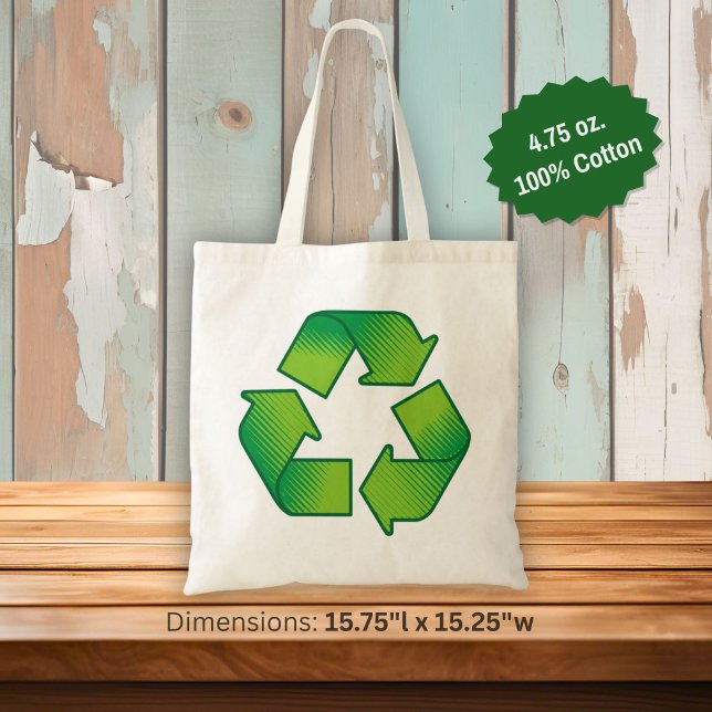 Recycling symbol tote bag (Creator Uploaded)