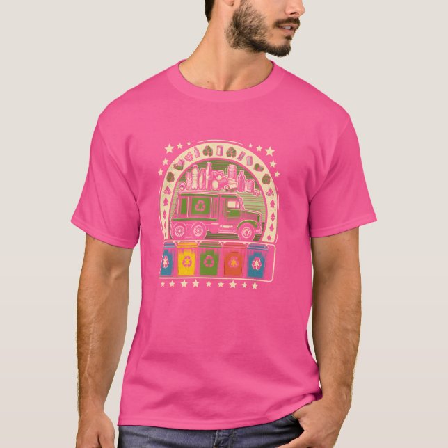 Recycling Trash Garbage Day Shirt Toddler Garbage  (Front)