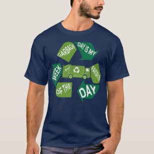 Recycling Truck Garbage Truck Dump Dumpster Trash T-Shirt