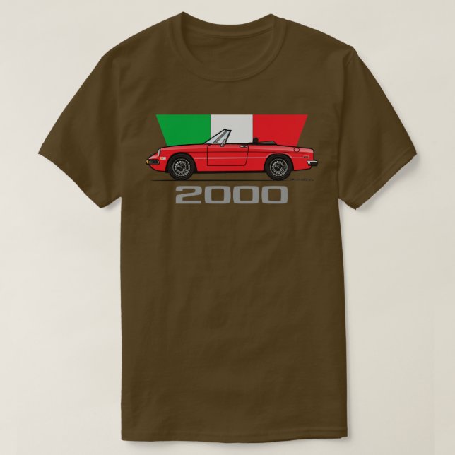 red 2000 T-Shirt (Design Front)