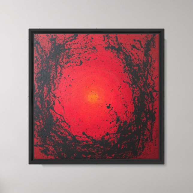 Red#3 Canvas Print (Front)