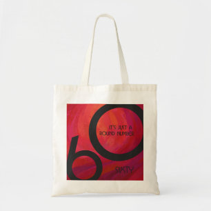 Red 60 Decade Birthday Tote Bag