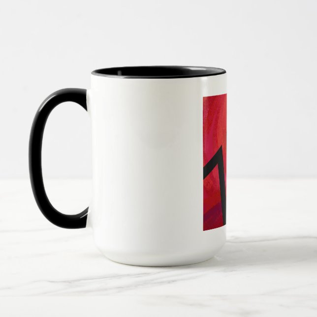 Red 70 Decade Birthday Mug (Left)