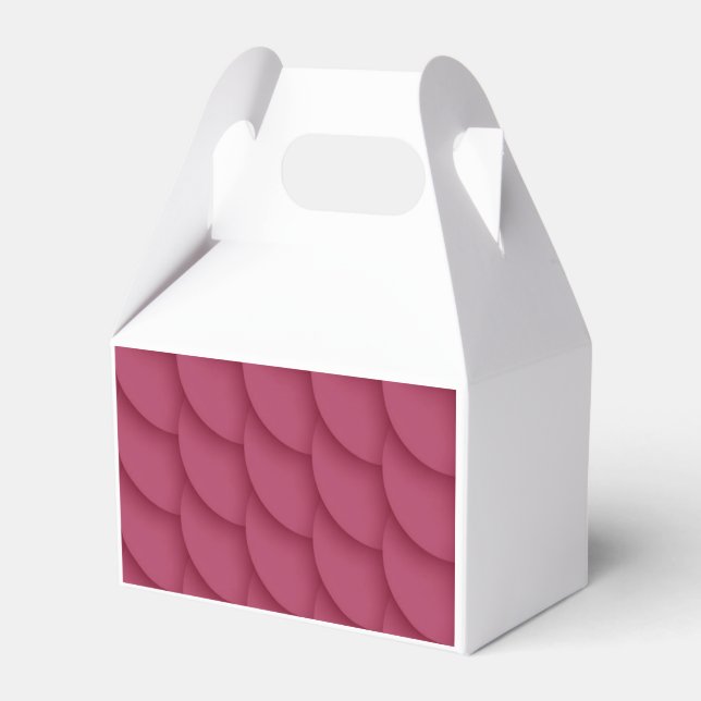 Red Abstract Background Favour Box (Back Side)