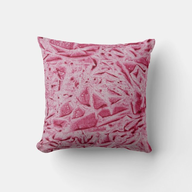 Red Abstract  Cushion (Front)