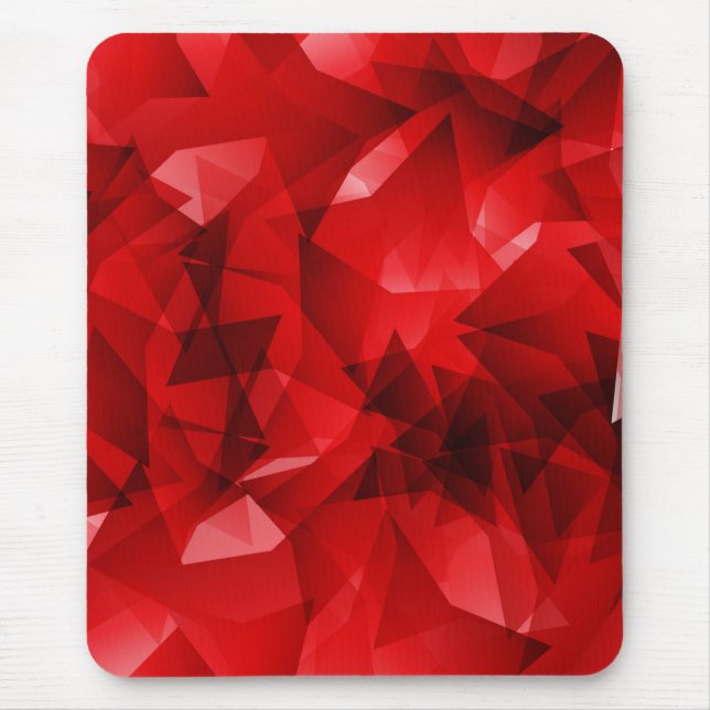 Red Abstract Geometric Background-51083 Mouse Pad (Front)