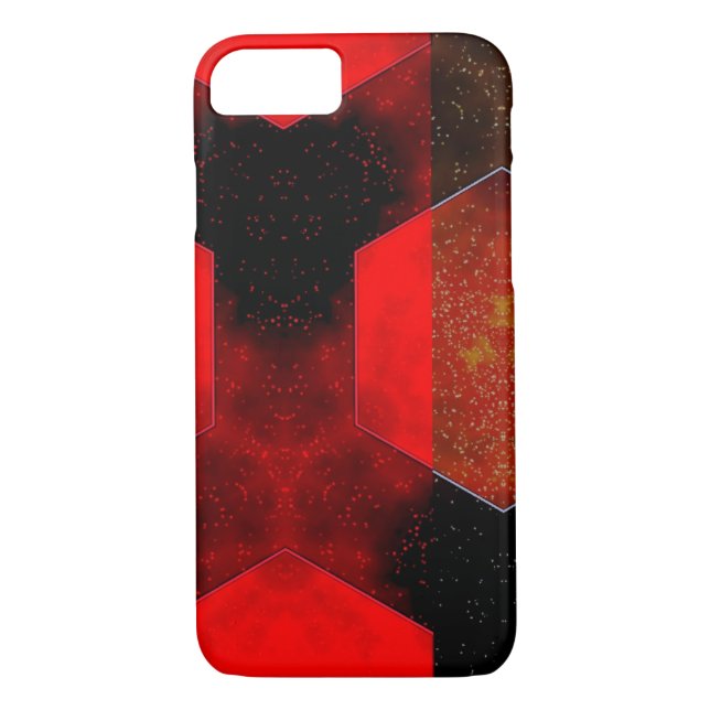 Red Abstract iPhone 7 Case (Back)