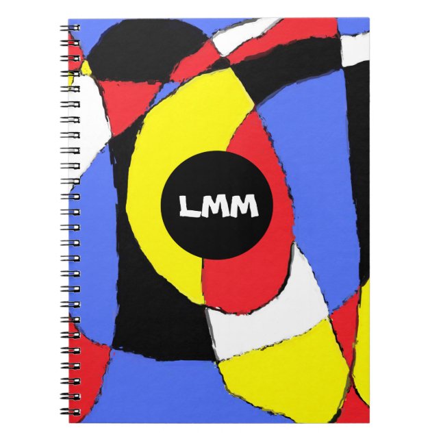 Red Abstract Notebook (Front)