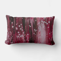 Red abstract painting