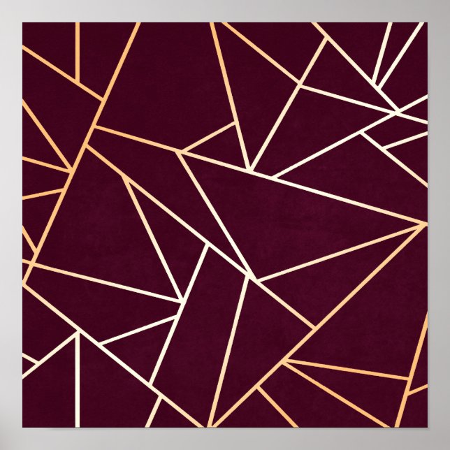 Red Abstract Poster (Front)