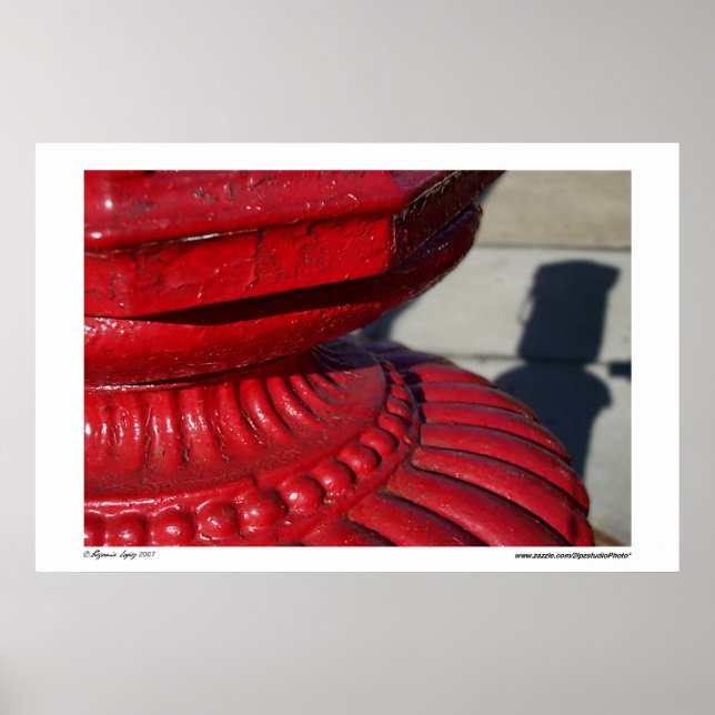 Red Abstract Poster (Front)