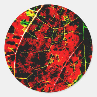 Red Abstract Stickers