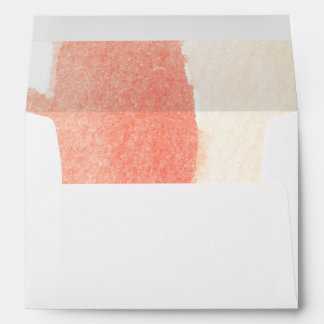 red abstract watercolor hand painted envelopes